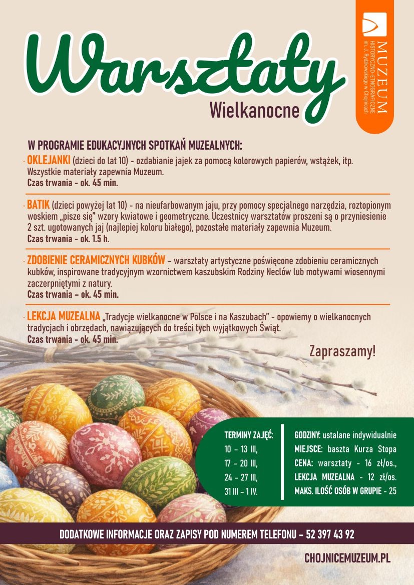Warsztaty wielkanocne 2026