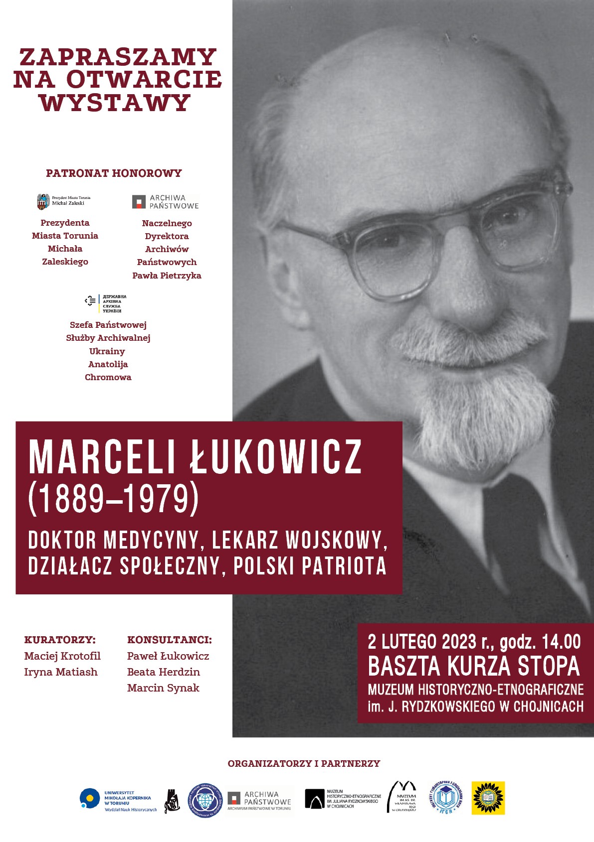 Marceli Łukowicz (1889-1979) - dr medycyny i działacz społeczny – nowa wystawa w Muzeum
